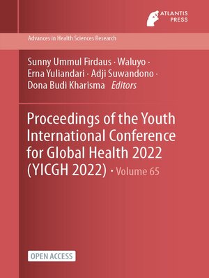 cover image of Proceedings of the Youth International Conference for Global Health 2022 (YICGH 2022)